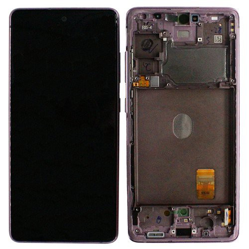 Samsung Galaxy S20 FE komplett LCD kijelző érintőpanellel keretes rózsaszín (GH82-24219C)