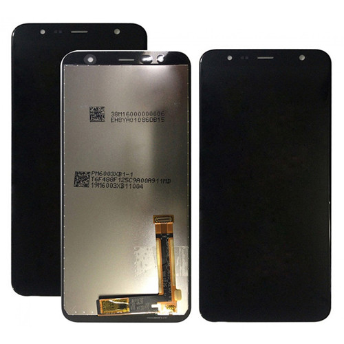 Samsung Galaxy J4 Core/J4+/J6+ kompatibilis LCD modul OEM jellegű fekete (GH97-22582A)