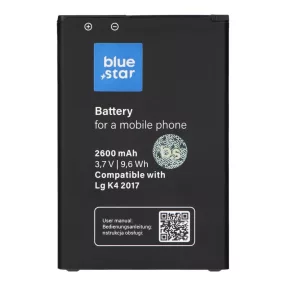   LG K4 2017 / K8 2017 Blue Star Prémium 2600mAh Li-Ion akkumulátor