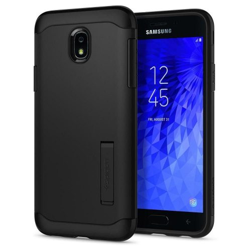 Samsung Galaxy J7 2018 Spigen SGP Slim Armor hátlap tok fekete