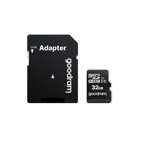   Memóriakártya GOODRAM microSD SD 32GB CLASS 10 UHS I 100MB / s adapterrel
