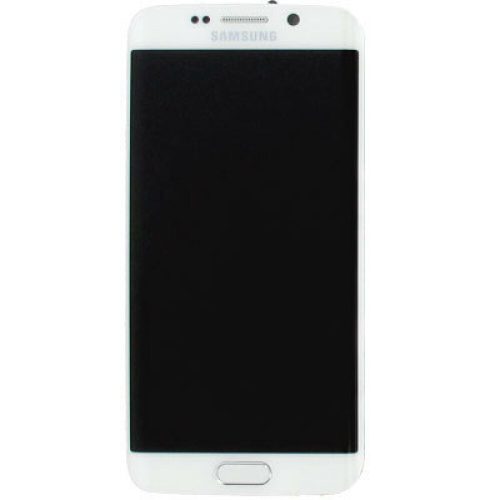 Samsung G925F Galaxy S6 Edge komplett lcd kijelző érintőpanellel Fehér Gyári