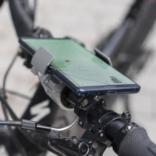 4smarts kerékpáros telefon tartó ezüst