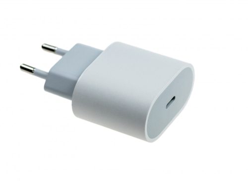 Iphone hálózati töltő adapter USB Type-C 20W fehér MHJE3ZM/A (eco csomagolás)