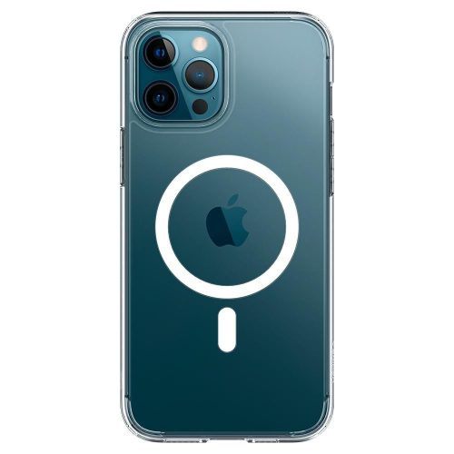 iPhone 12 Pro Max Spigen Ultra Hybrid Mag Crystal Clear Magsafe hátlap tok, átlátszó