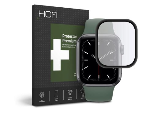 Apple Watch Series 4/5/6/SE (40 mm) HOFI Hybrid Glass üveg képernyővédő fólia - black