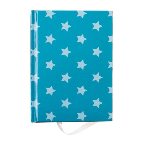 Keménykötésű notebook kék