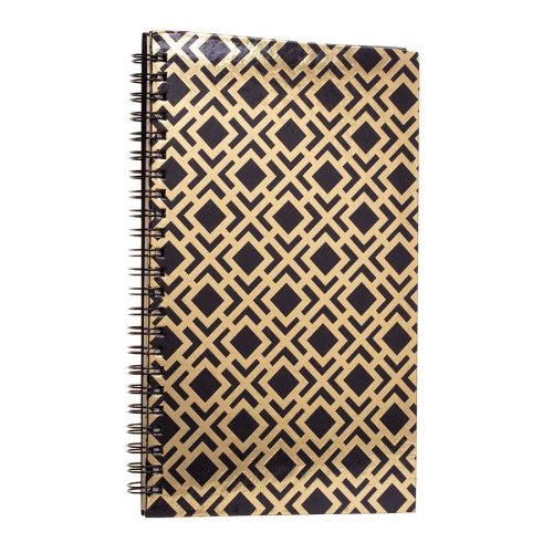 Keménykötésű notebook arany