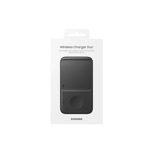 Samsung Duo EP-P4300 vezeték nélküli töltő 9W fekete (kábel nélkül)