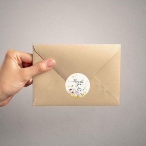 Dekoratív matrica „Köszönöm” 3. minta