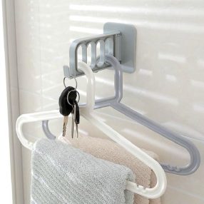 Vállfa rendező szürke