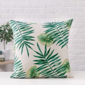 Boho dekor párnahuzat botanic