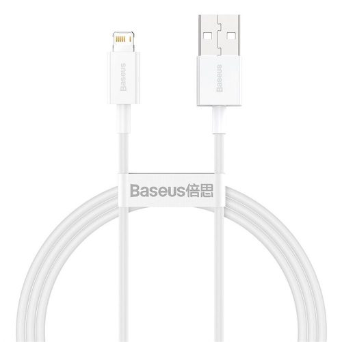 Baseus Superior iPhone Lightning adat- és töltőkábel 1,0m 2,4A fehér