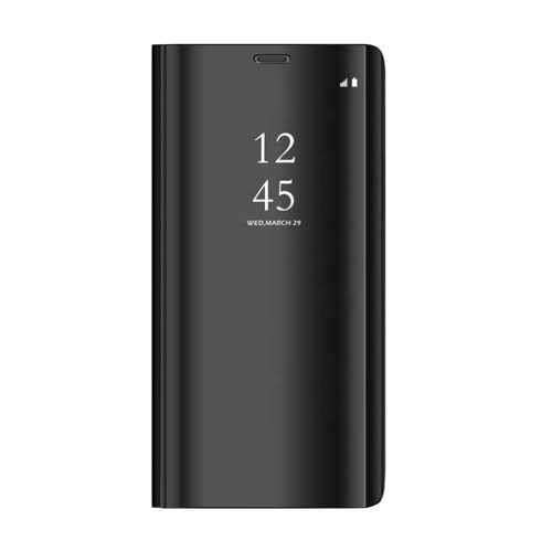 Samsung Galaxy A12 Smart Clear View könyv tok fekete