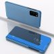Samsung Galaxy S20 FE Smart Clear View könyv tok kék