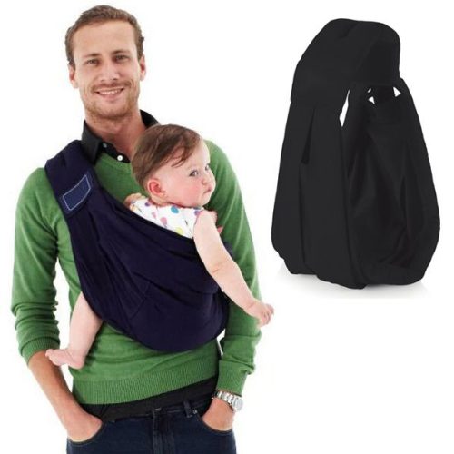 Baby wrap ergonomikus babapólya fekete