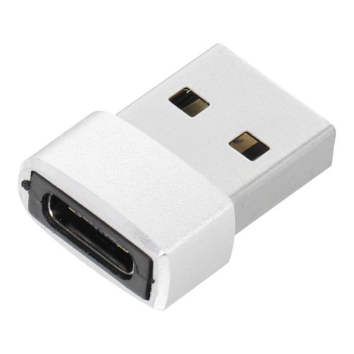 Type C - USB adapter ezüst