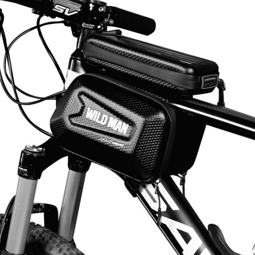 Wildman ES6 vázra rögzíthető cipzáros kerékpáros telefontartó 1L 4 - 7"