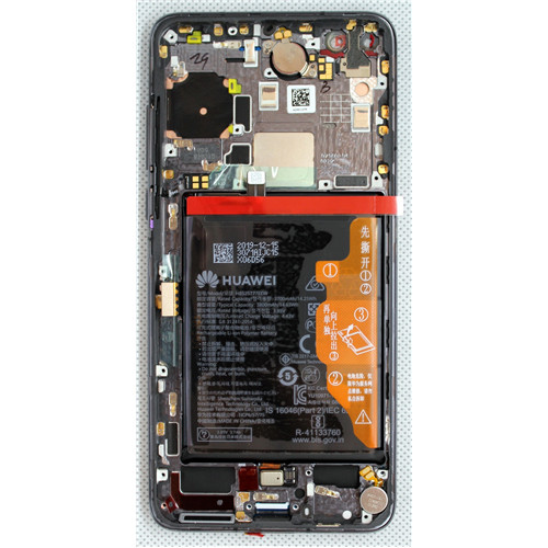Huawei P40 (ANA-LX4 / ANA-LNX9) komplett lcd kijelző érintőpanellel keretes fekete