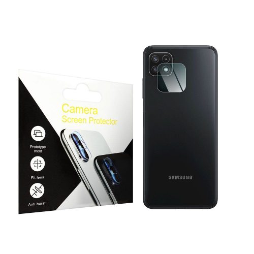 Samsung Galaxy A22 kamera lencse védő edzett üvegfólia