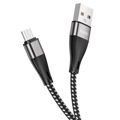 Hoco X57 Blessing Micro USB adat- és töltőkábel 2,4A 1m fekete