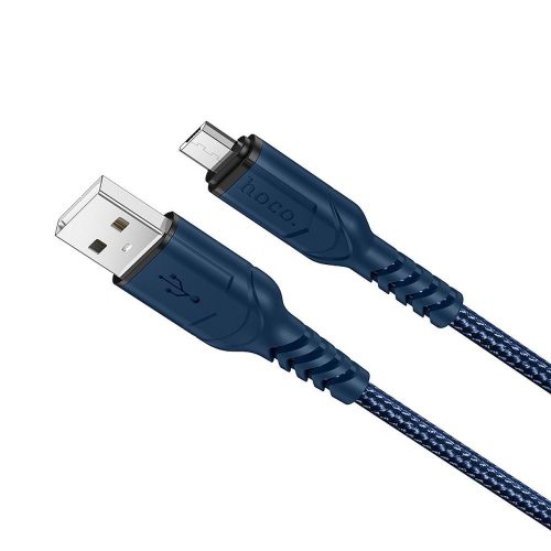 Hoco X59 Victory Micro USB adat- és töltőkábel 2,4A 1m kék