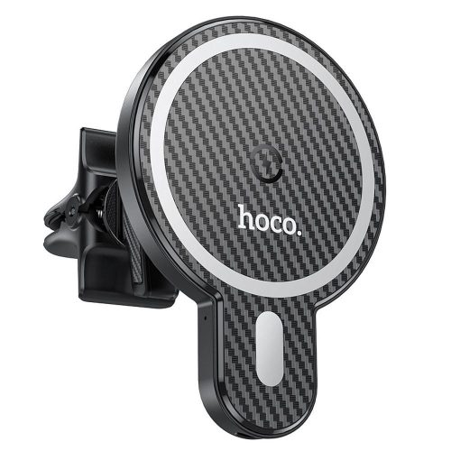 Hoco CA85 Ultra-fast vezeték nélküli autós töltő MagSafe kompatibilis fekete