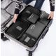 Ruharendező készlet bőröndhöz és szekrényhez (6 db) fekete