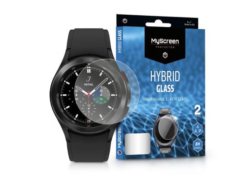 Samsung Galaxy Watch4 (40 mm) rugalmas üveg képernyővédő fólia MyScreen Protector Hybrid Glass 2 db/csomag átlátszó