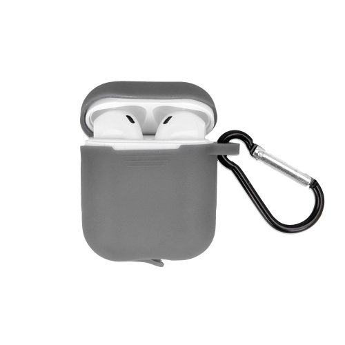 Airpods tok akasztóval szürke