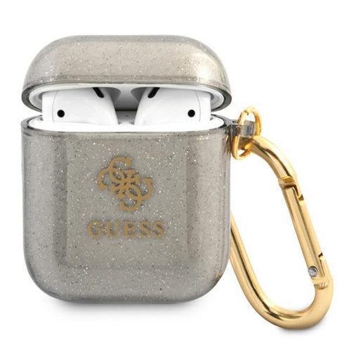 Airpods Guess Glitter Collection tok GUA2UCG4GK fekete