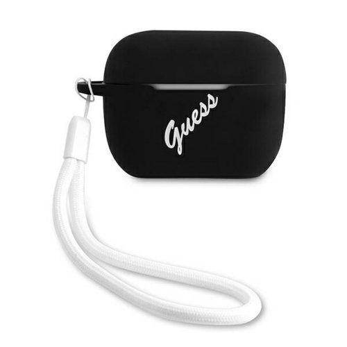 AirPods Pro Guess Silicone Vintage tok GUACAPLSVSBW fekete/fehér