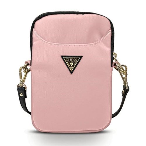 Guess Triangle Logo nylon laptop táska GUPBNTMLLP rózsaszín