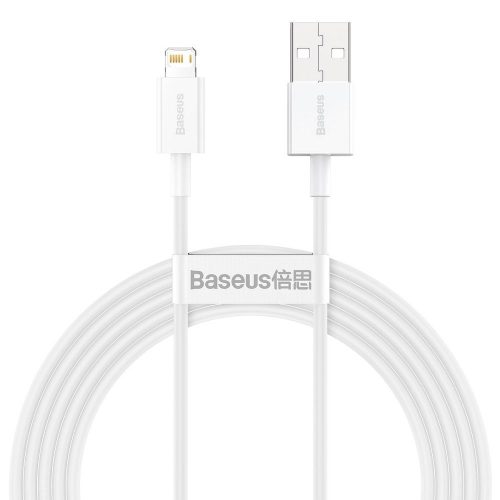 Baseus CALYS-C02 Superior USB - Lightning adat- és töltőkábel 2,4A 2m fehér