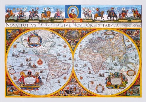 3D fa puzzle, Map of Nova Terrarum Antique 505 darab
