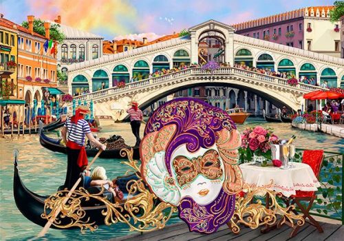 3D fa puzzle, Carnival in Venice 150 darab