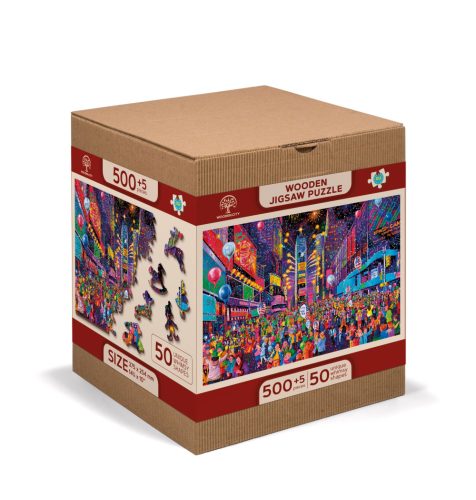 3D fa puzzle, New Years Eve 505 darab