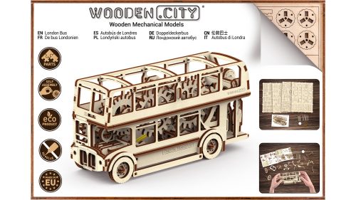 3D fa puzzle, London Bus