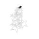 Karácsonyi fényfüzér, csillag 138 LED 31V, hideg fehér