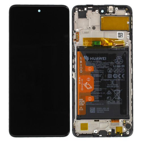 Huawei P Smart 2021 (PPA-LX2), Huawei Honor 10X Lite (DNN-LX9) komplett lcd kijelző érintőpanellel fekete