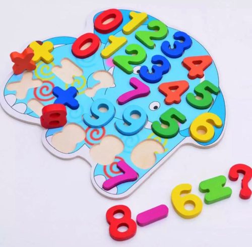 Puzzle babáknak, számok