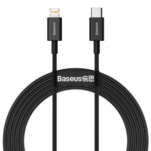 Baseus CATLYS-C01 Superior Type C - Lightning adat- és töltőkábel PD20W 2m fekete