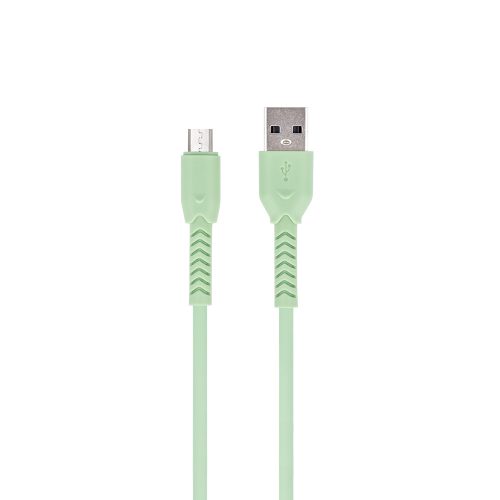 Maxlife MXUC-04 Micro USB adat- és töltőkábel 1,0m 3A zöld