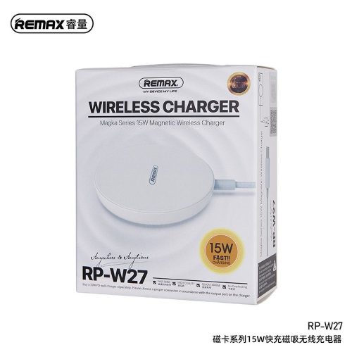 Remax RP-W27 vezeték nélküli töltő 15W fehér
