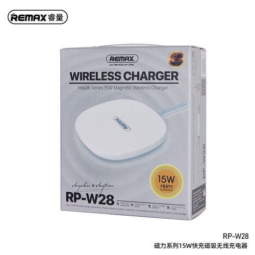Remax RP-W28 vezeték nélküli töltő 15W fehér