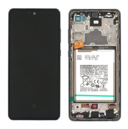 Samsung Galaxy A72 (SM-A725F) komplett lcd kijelző érintőpanellel fekete