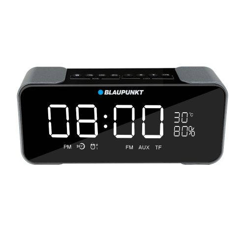 Blaupunkt BT16CLOCK vezeték nélküli Bluetooth hangszóró rádióval ébresztőórával fekete