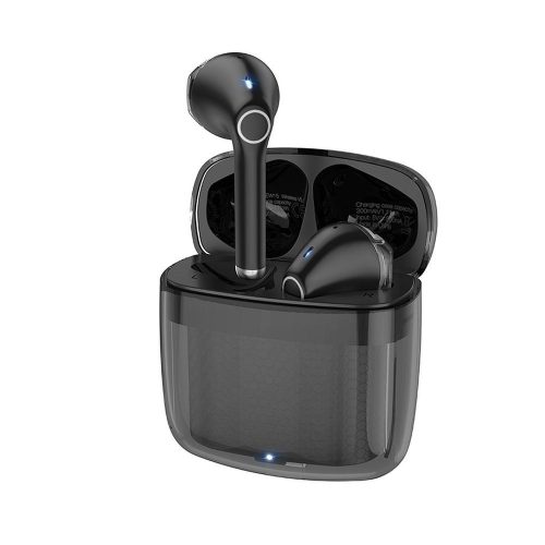 Hoco EW15 Clear Explore TWS vezeték nélküli Bluetooth fülhallgató fekete