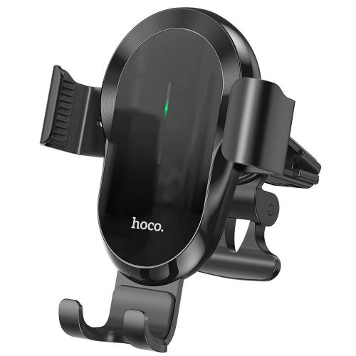 Hoco CA105 autós tartó vezeték nélküli töltéssel 15W fekete