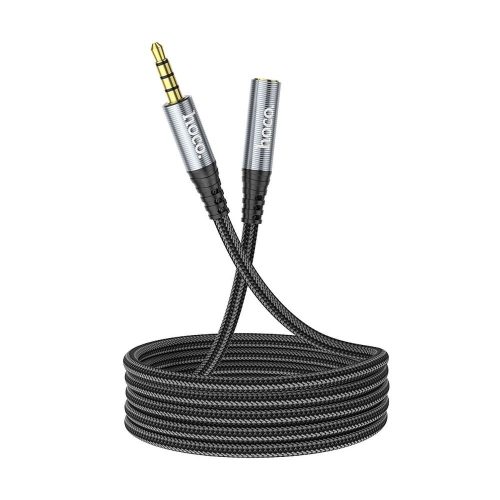 Hoco UPA19 3.5mm-es Jack hosszabbító kábel 2m fekete